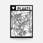 jouw plaats, houten stadskaarten, housewarming kado vrouw goedkoop, plattegrond cadeau