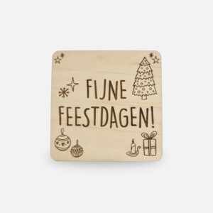 houten kerst tegeltjes